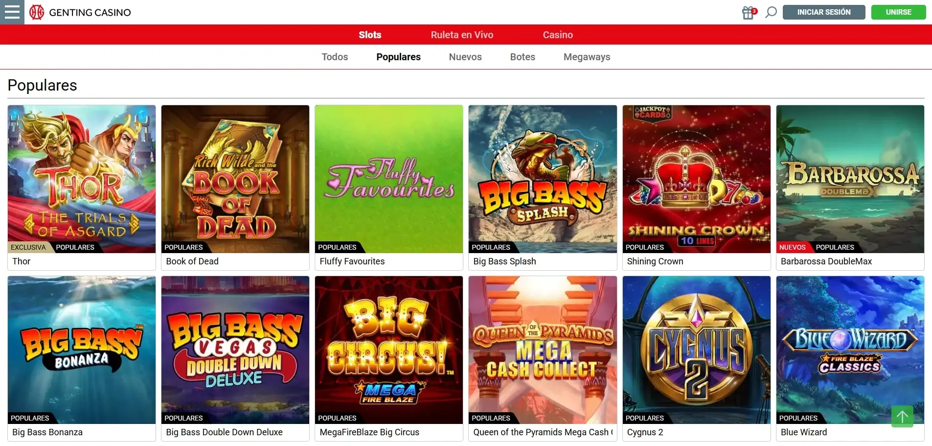 Slots en Genting Casino