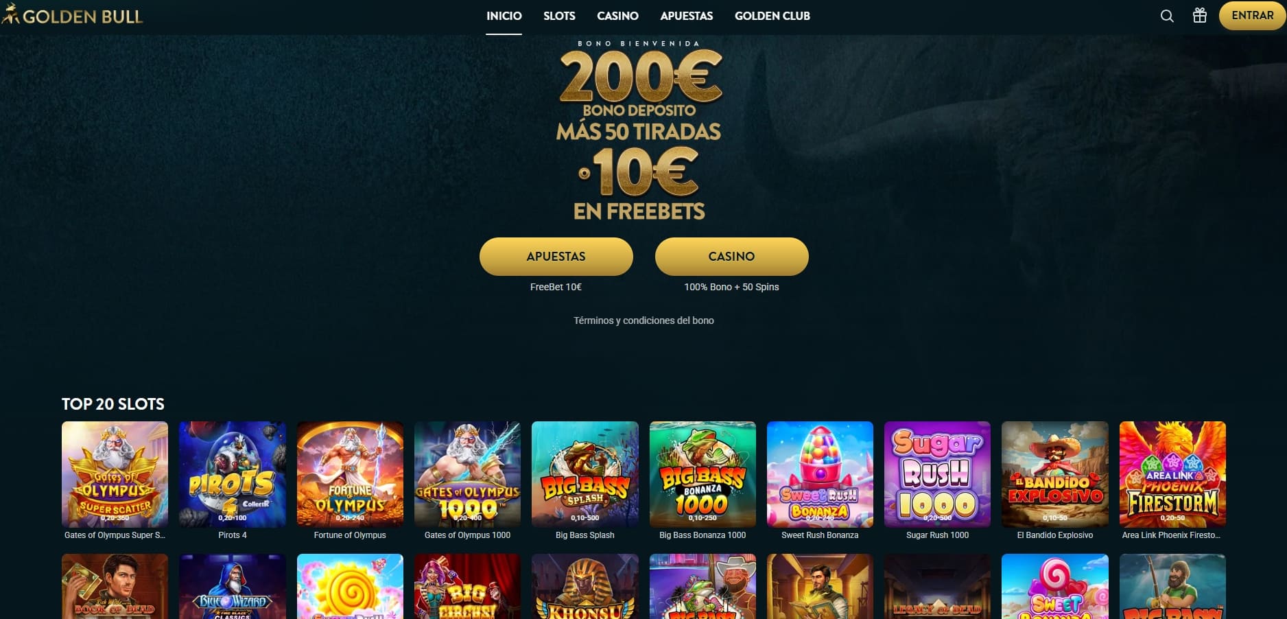golden bull es un nuevo casino legal en españa de temática dorada premium