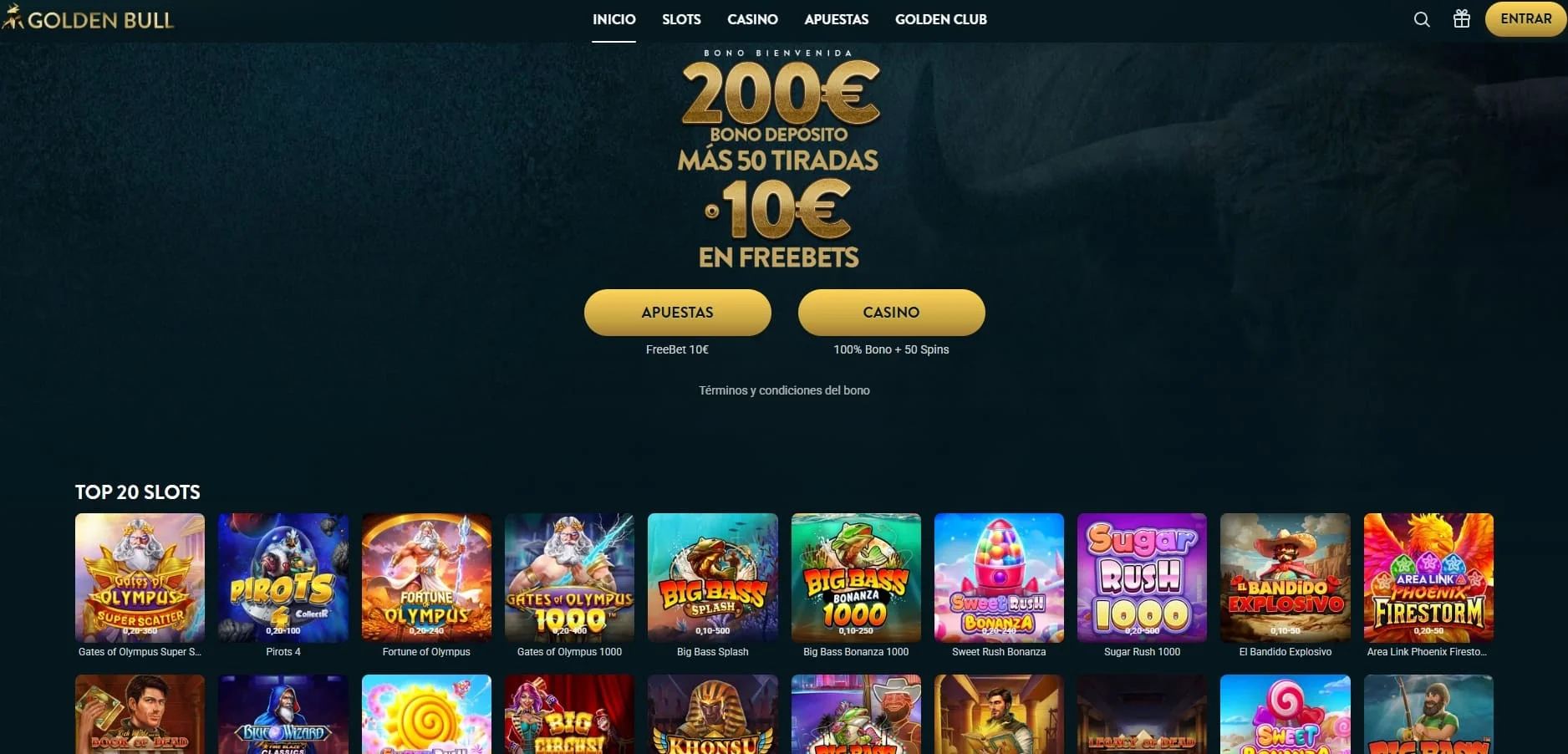 golden bull es un nuevo casino legal en españa de temática dorada premium