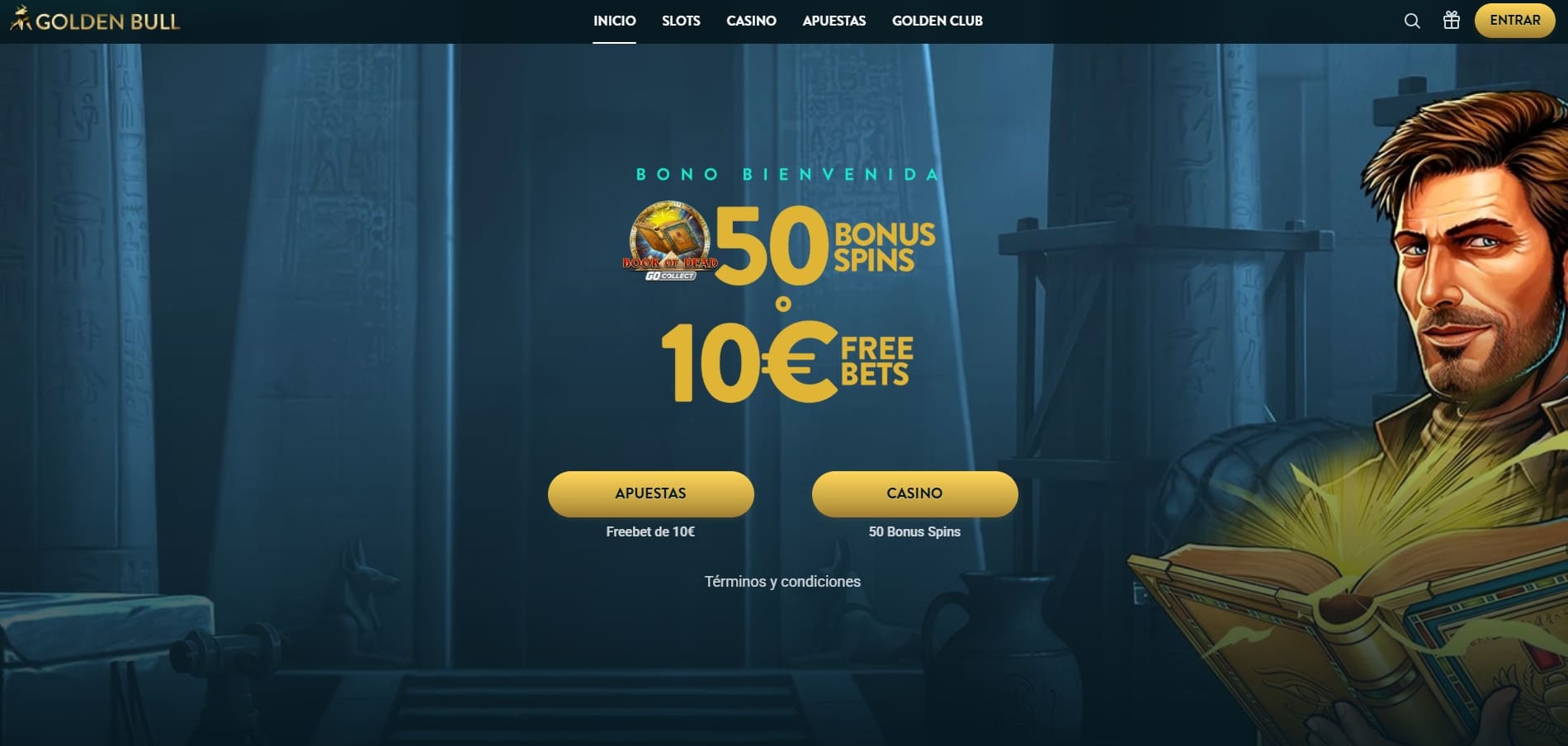 bono de casino de golden bull españa