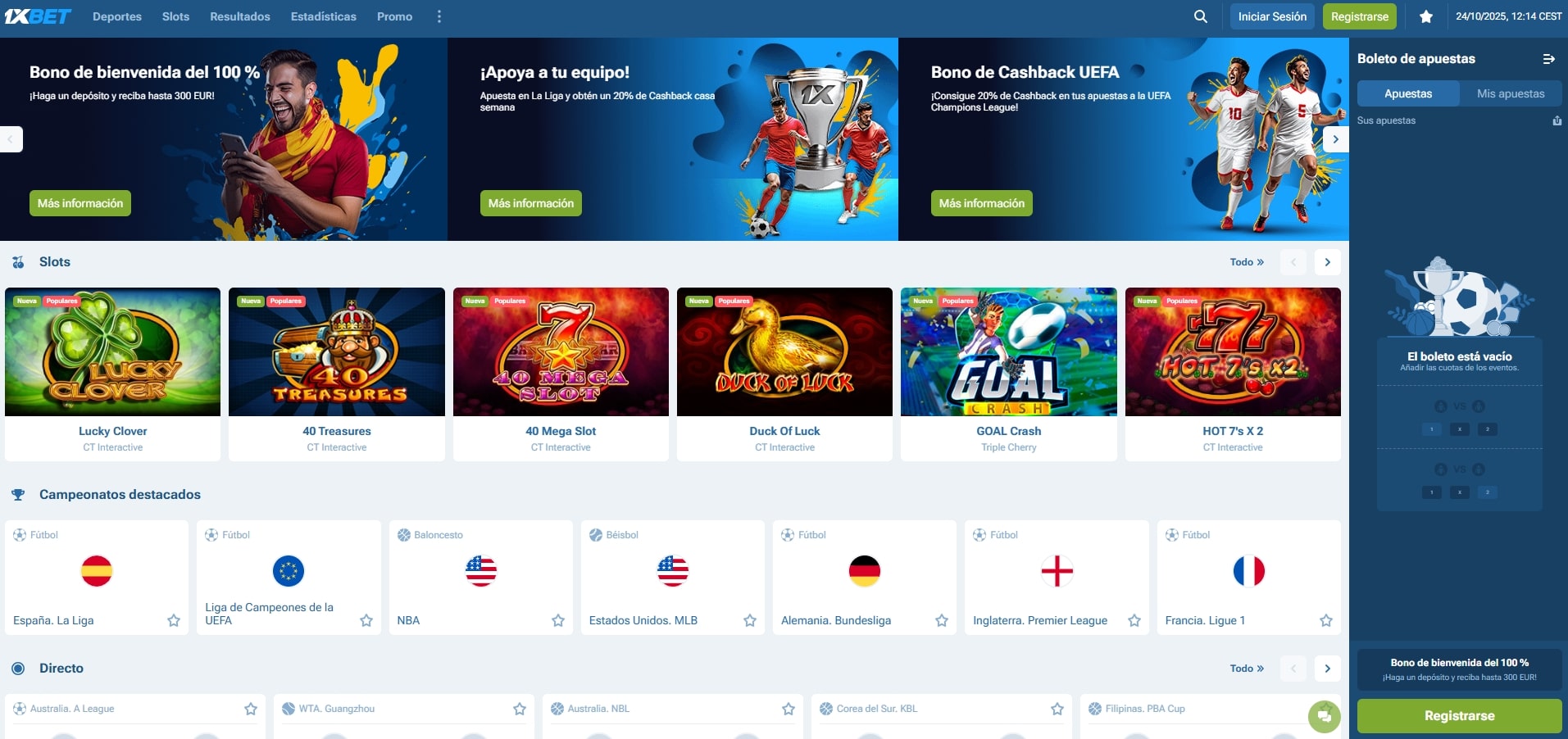 Juega seguro en 1xBet España