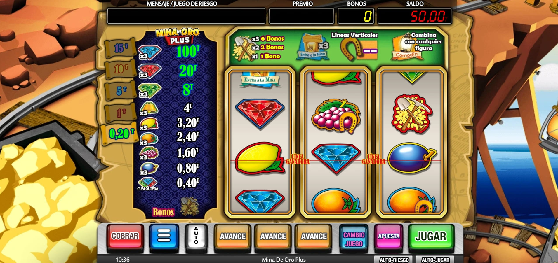 slot demo gratis la mina de oro plus