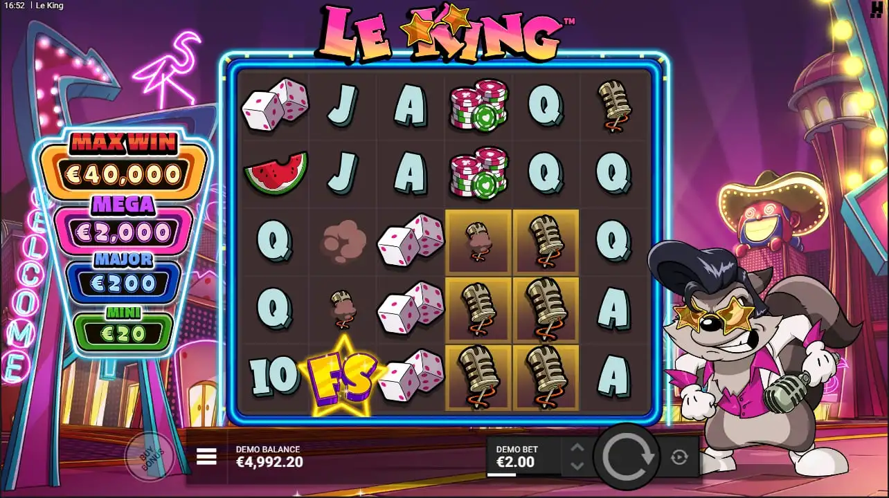 juega gratis a la demo le king slot