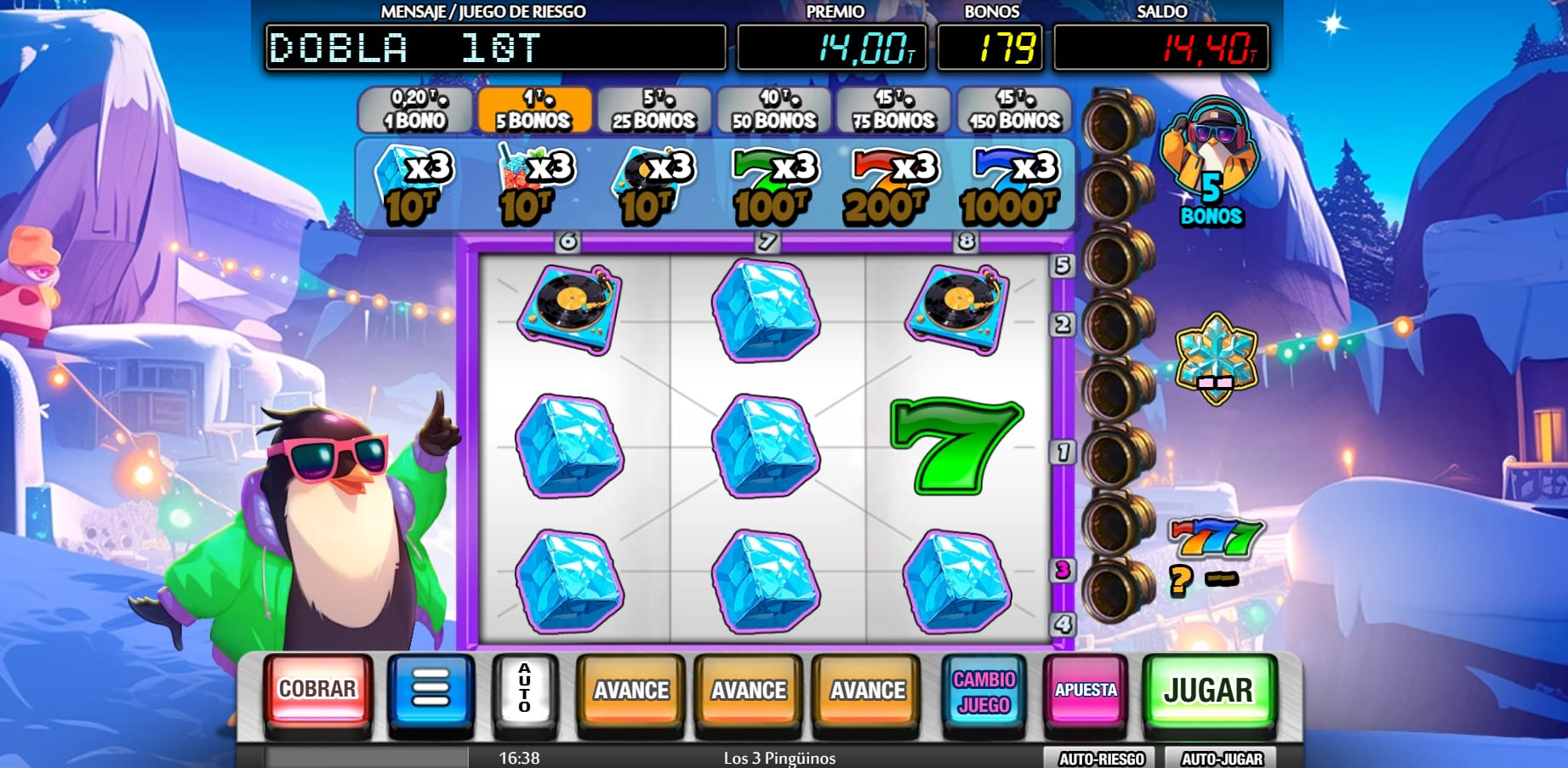 los 3 pinguinos demo gratis online