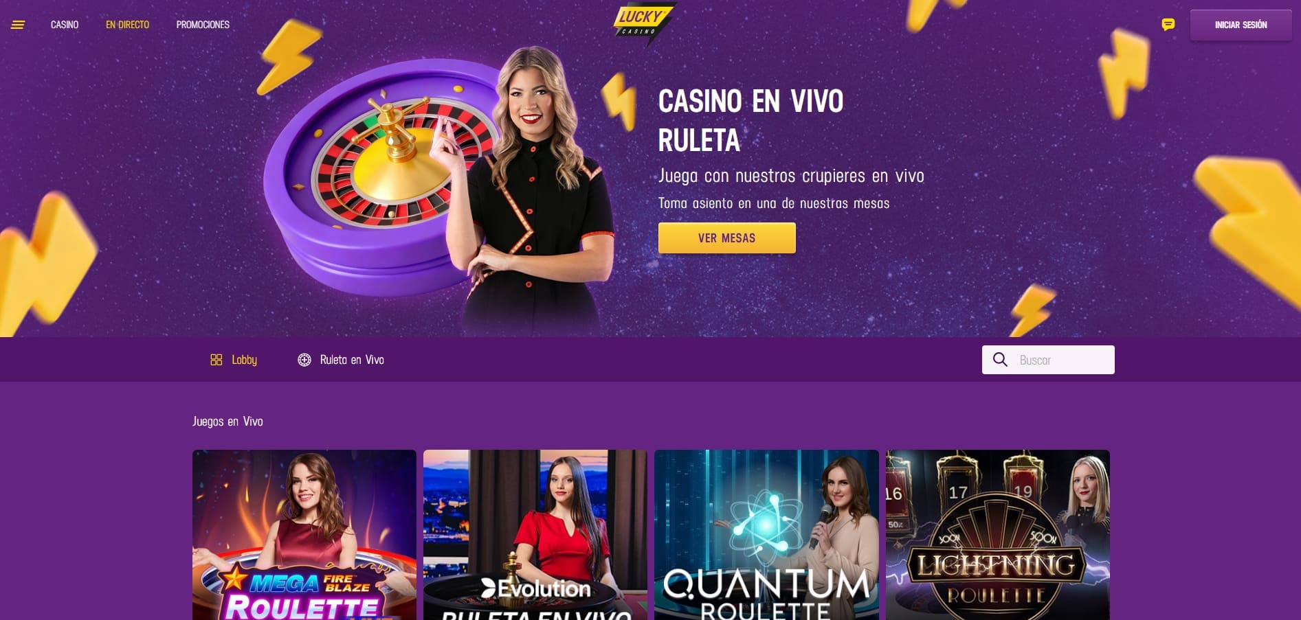 casino en vivo de lucky casino españa