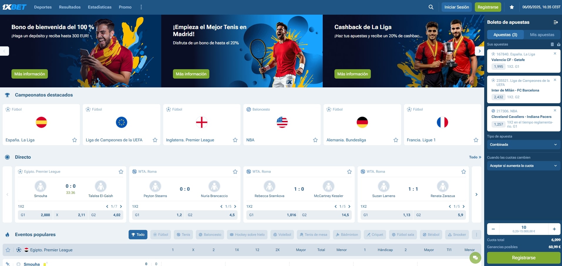 1xbet España