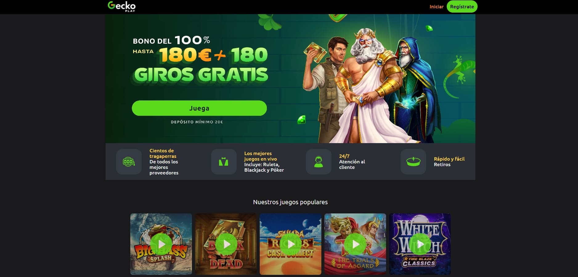 bono de bienvenida de GeckPlay Casino