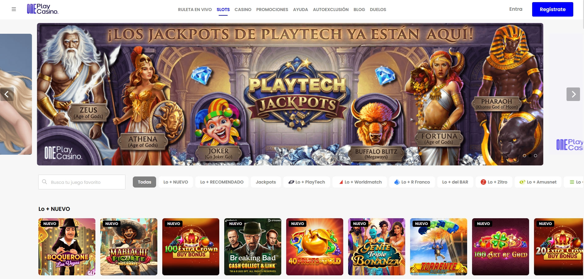 slots con bono de bienvenida de casino en oneplay