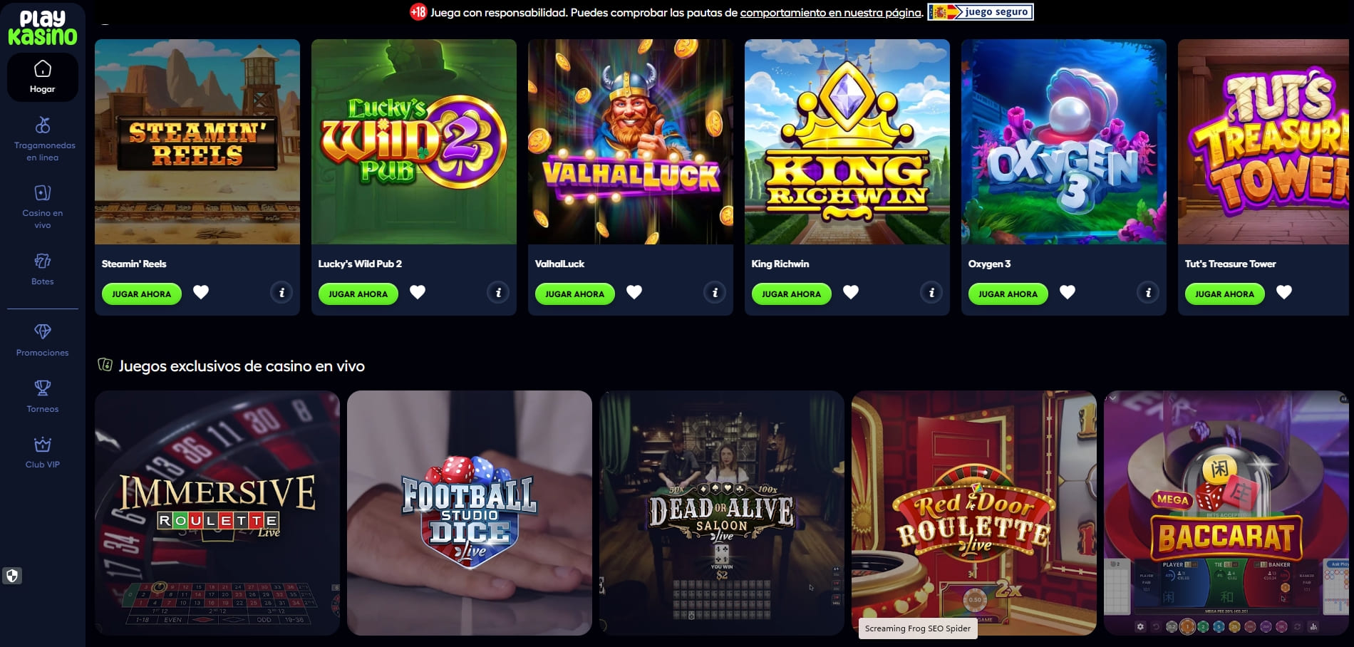 casino en vivo de PlayKasino con ruleta online y crupieres reales