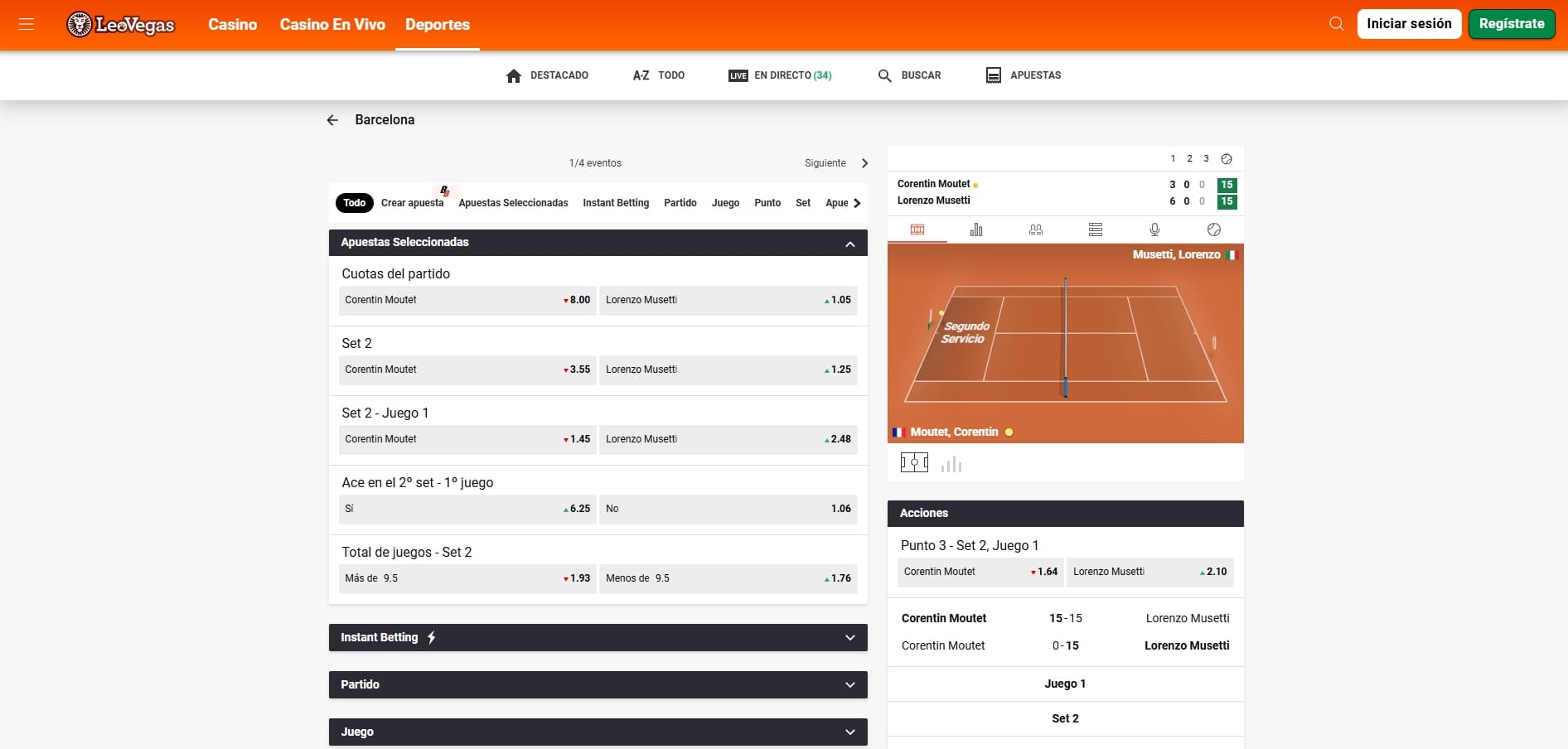 bono de deportes y apuestas en leovegas