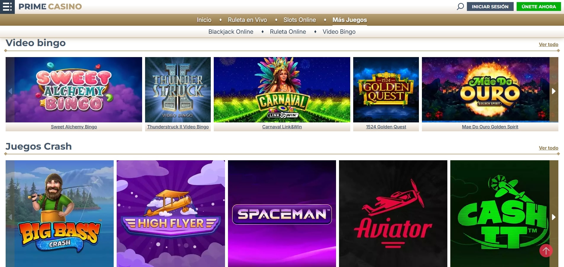 Prime Casino slots