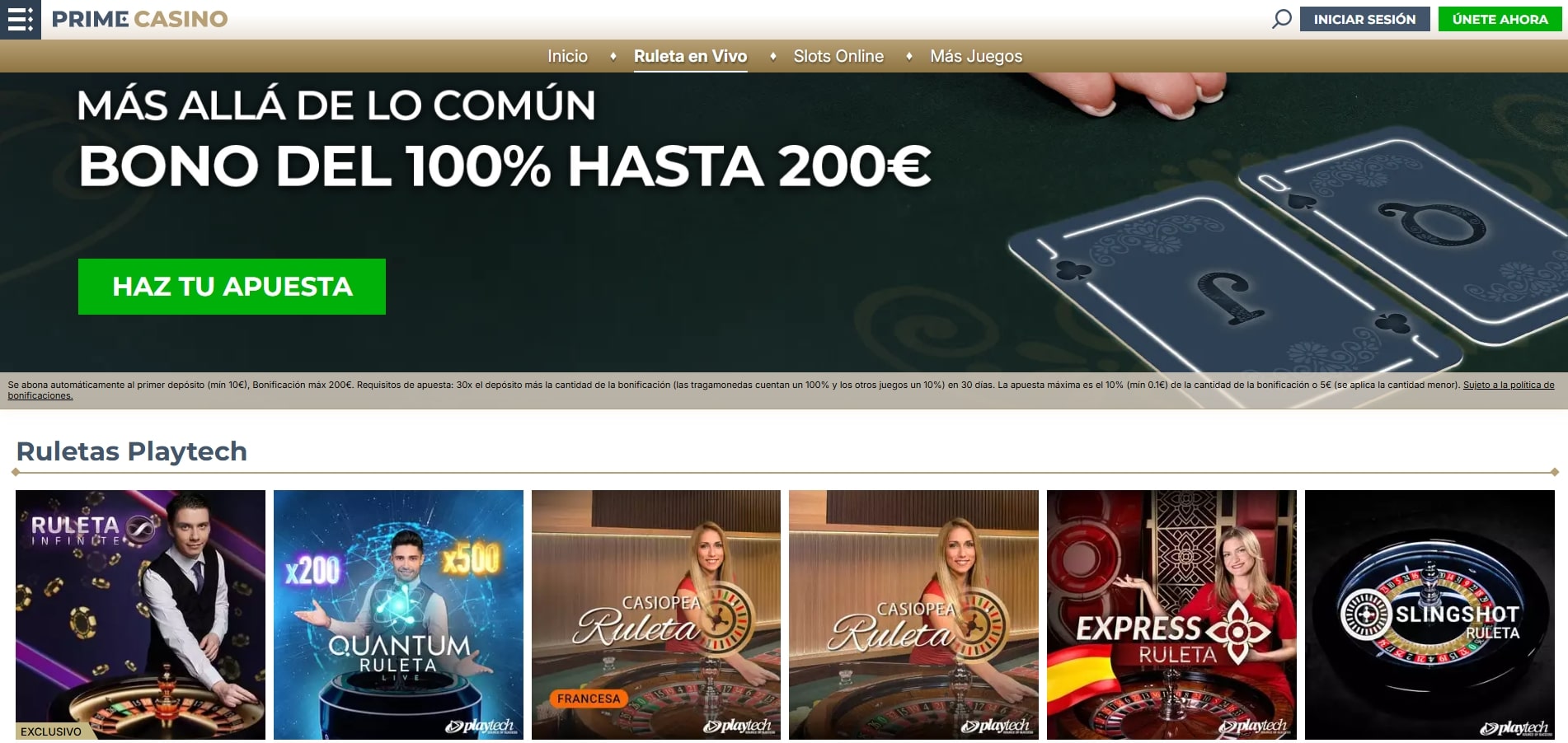 Prime Casino nuevo casino España