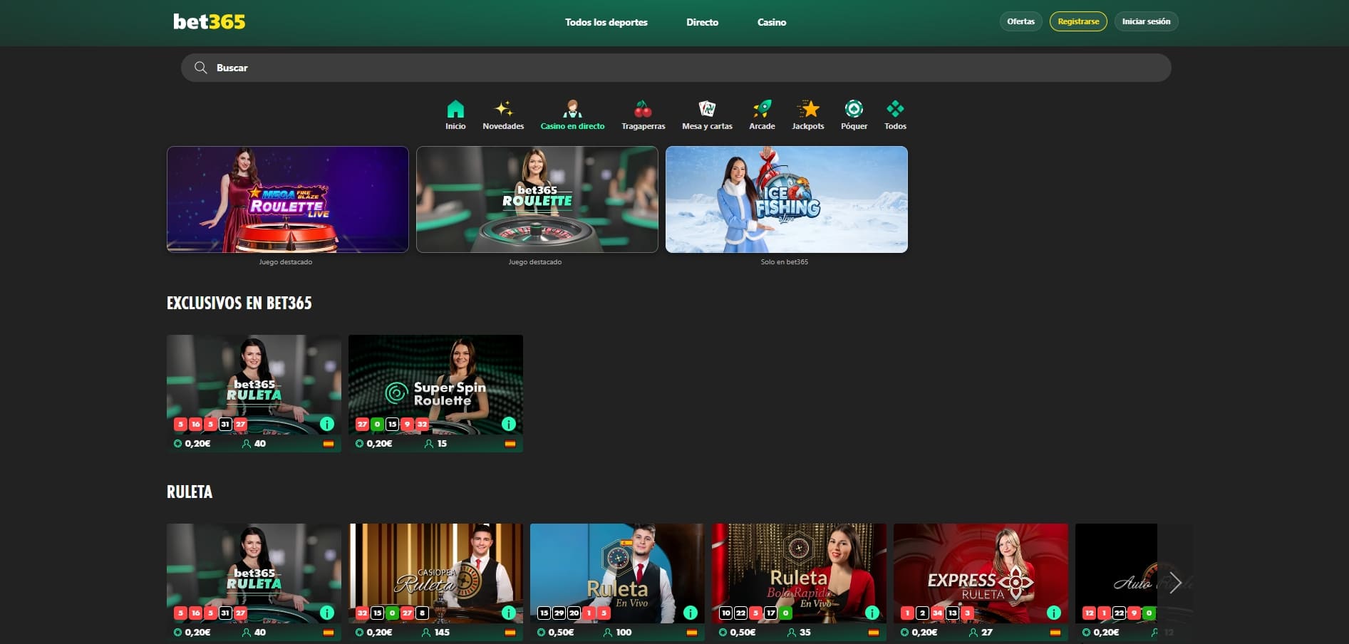 juegos de ruleta con bono en bet365