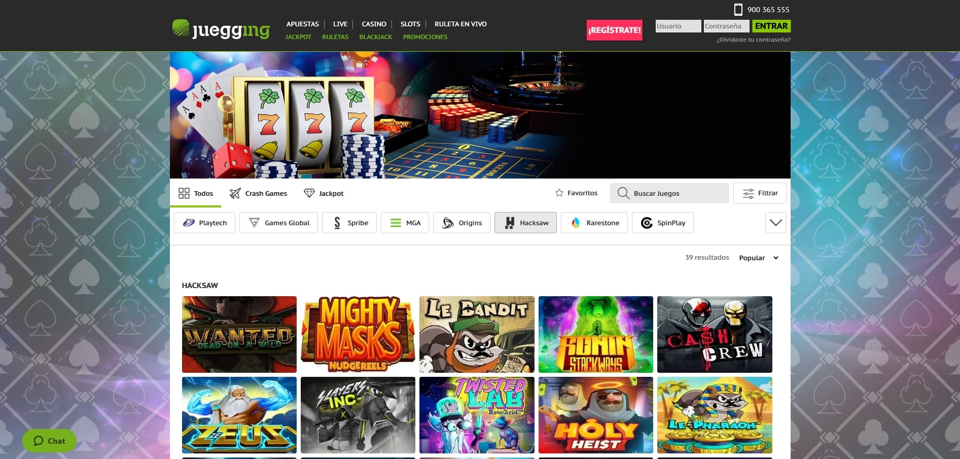 slots con bono de bienvenida en juegging casino