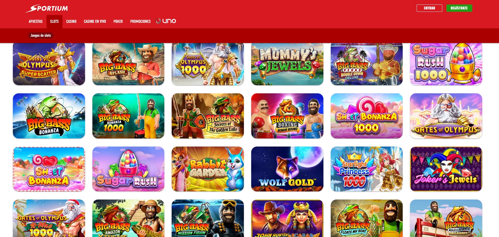 slots con bono de bienvenida en sportium casino