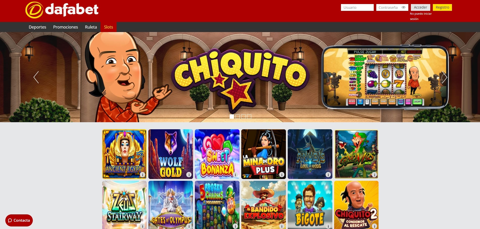 Slots en Dafabet España