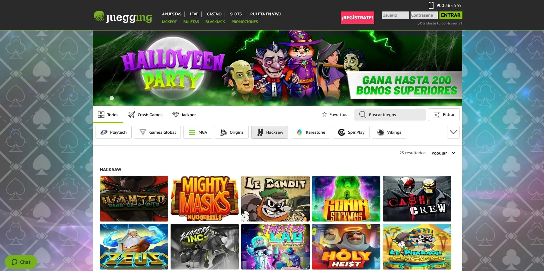 Las mejores slots de Juegging