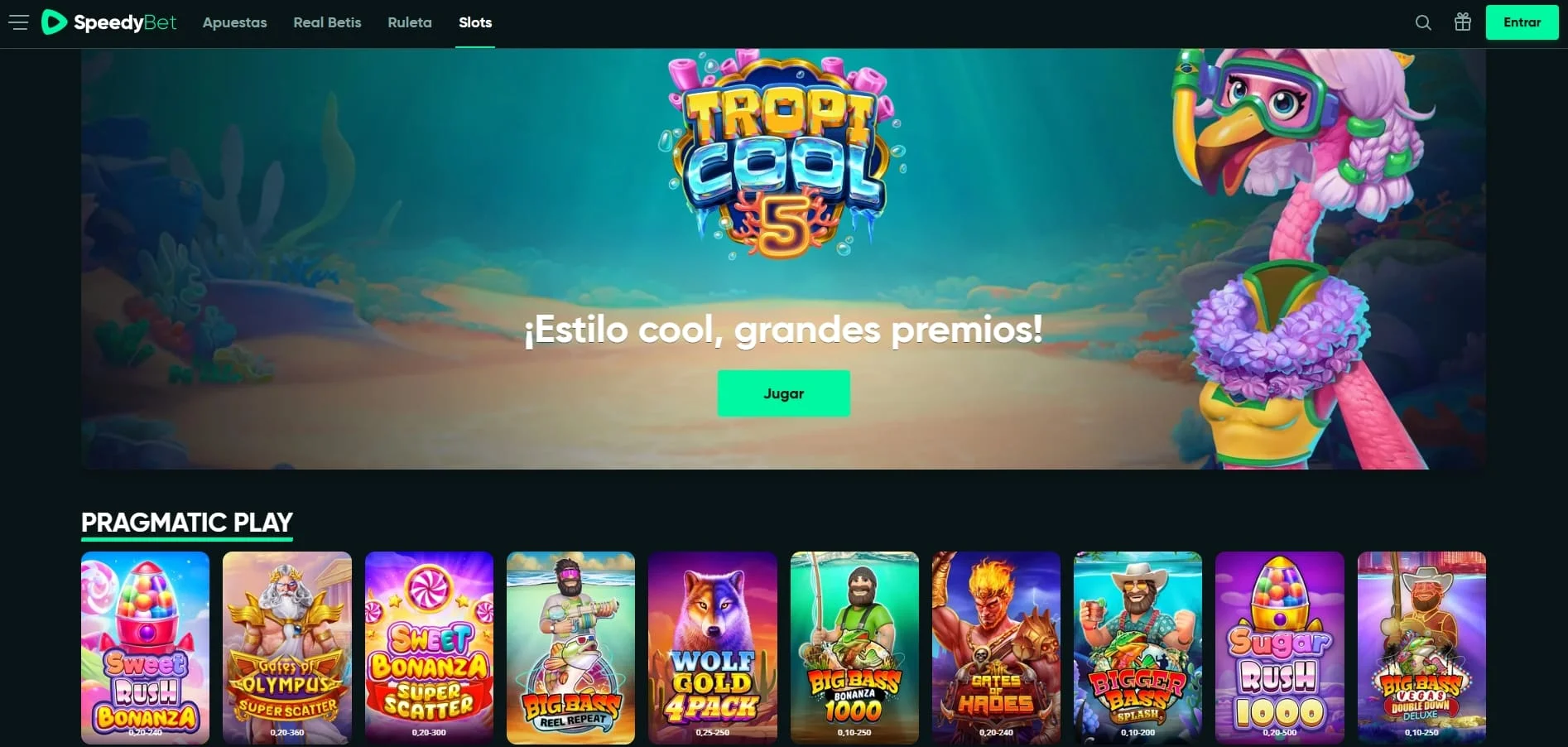 speedybet es un nuevo casino online que destaca por su catálogo de juegos