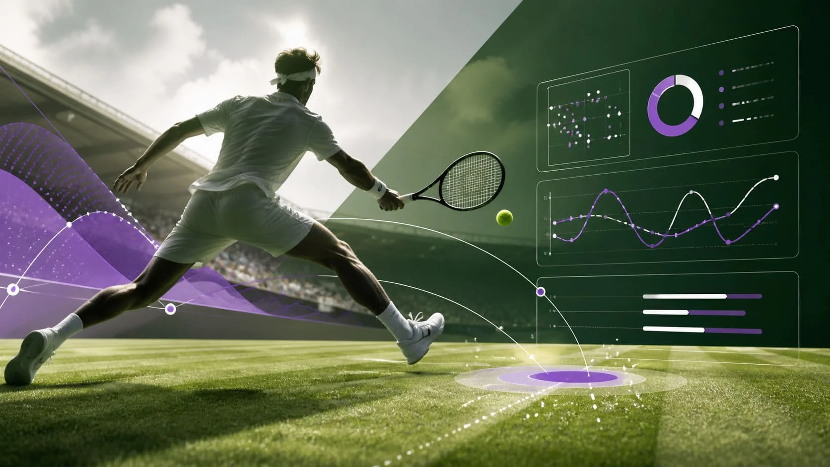 pronósticos de Wimbledon con análisis de tenis en hierba