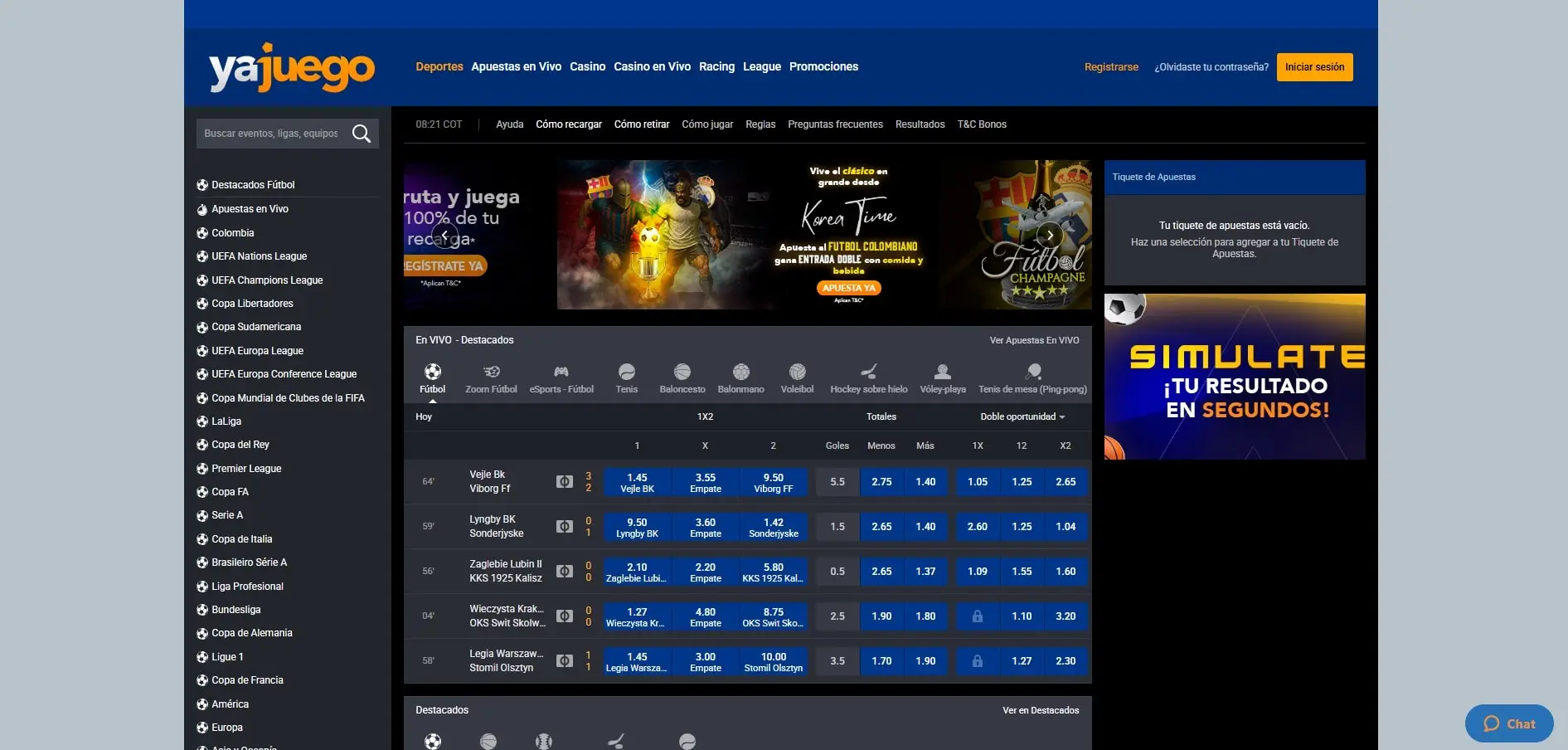 Yajuego sitio legal en Colombia