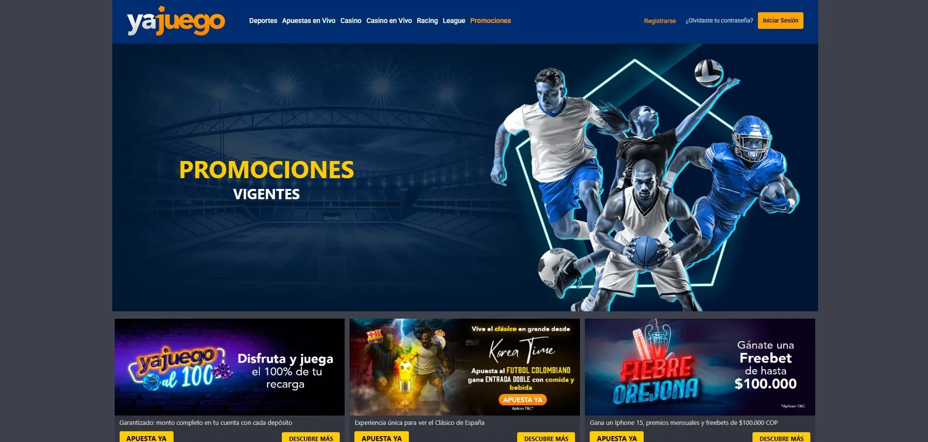 Promociones de Yajuego Colombia