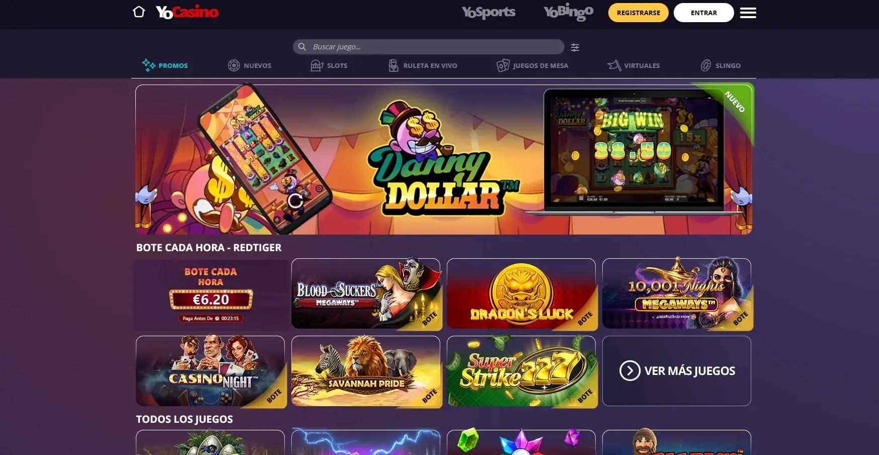 YoCasino nuevos juegos de casino