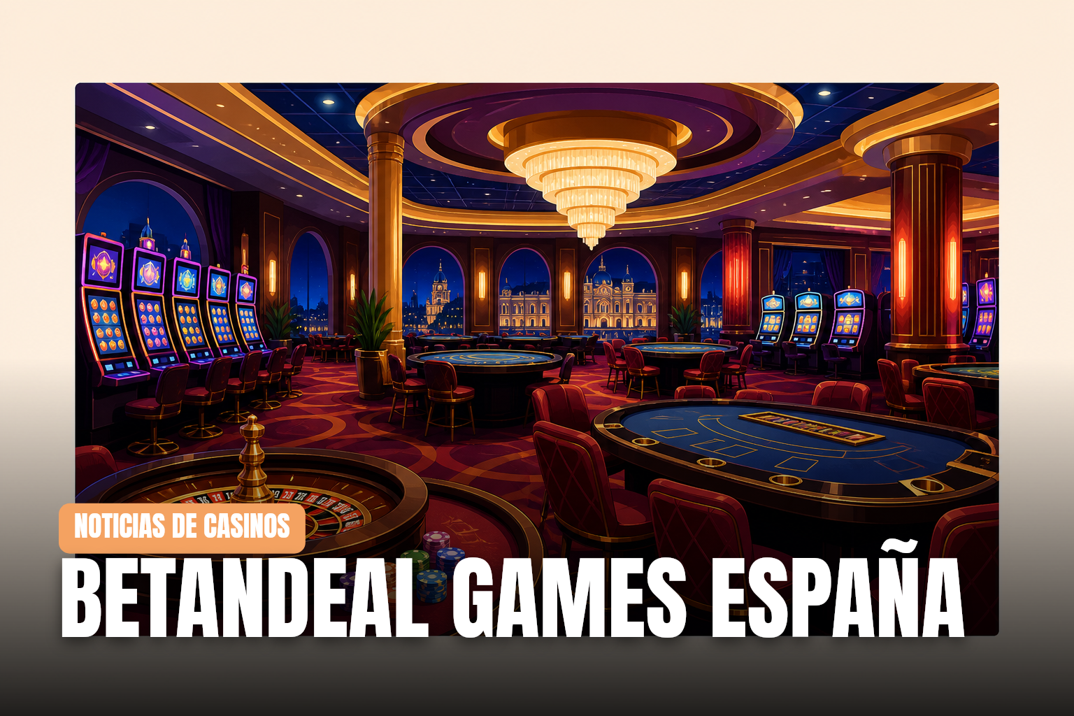 Betandeal Games llega a Casino Gran Madrid: primer paso en España en septiembre de 2026